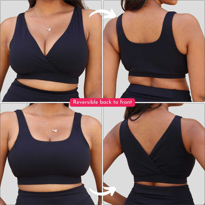 Ambition Active Bralette (Black)