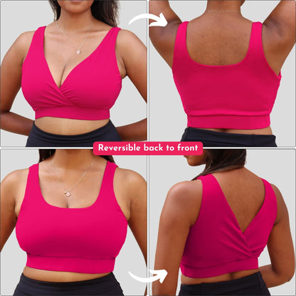 Ambition Active Bralette (Electric Pink)