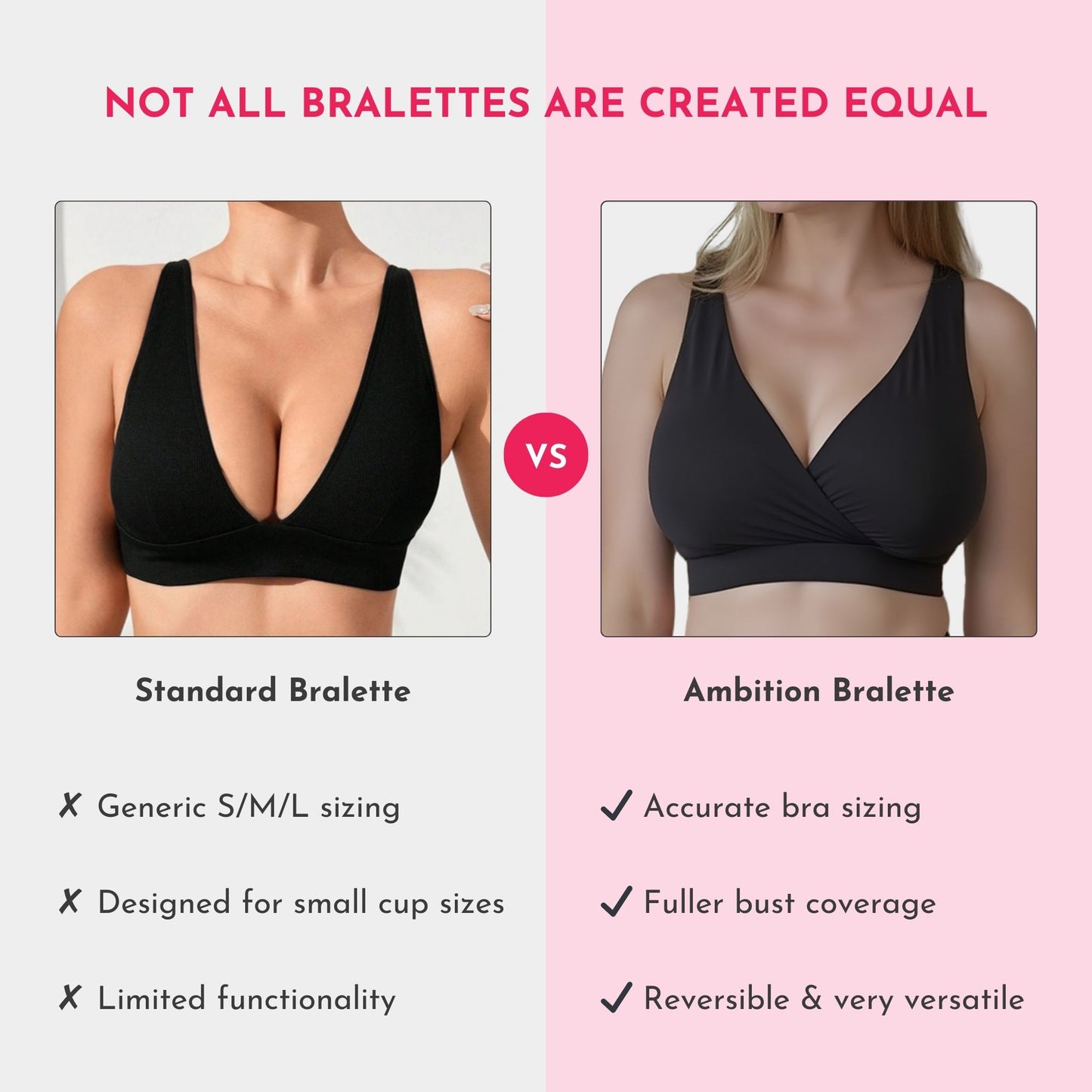 Ambition Active Bralette (Black)