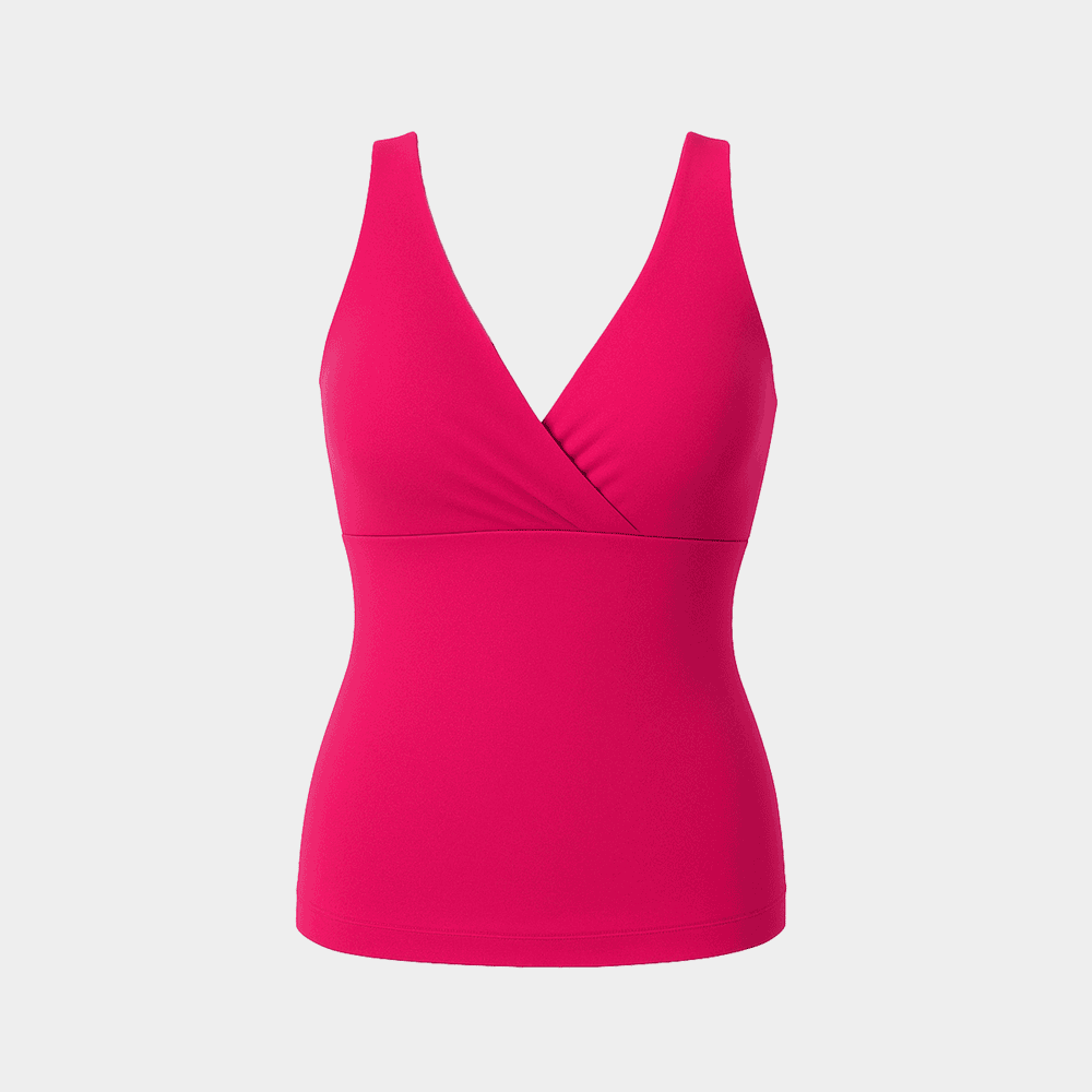 Unity Built-In Bra Tank Top (Electric Pink)