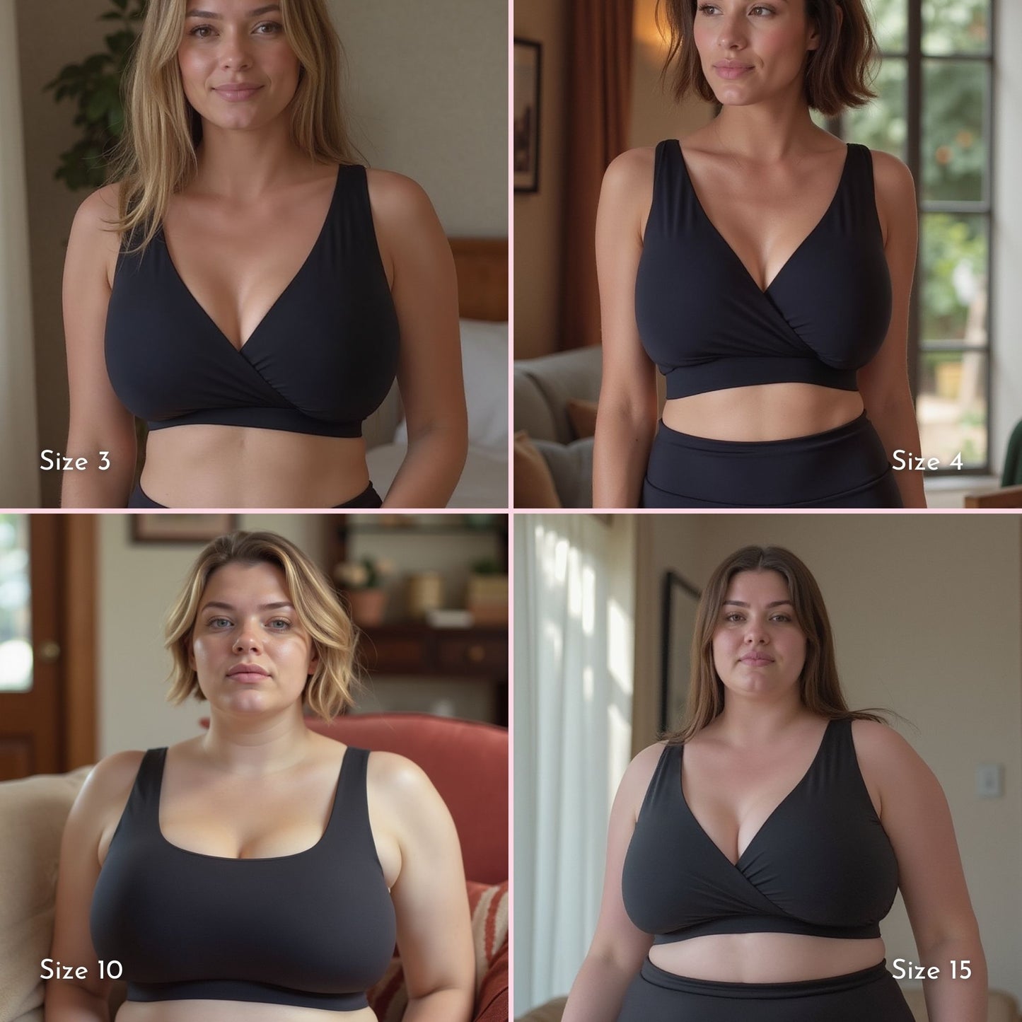 Ambition Active Bralette (Black)